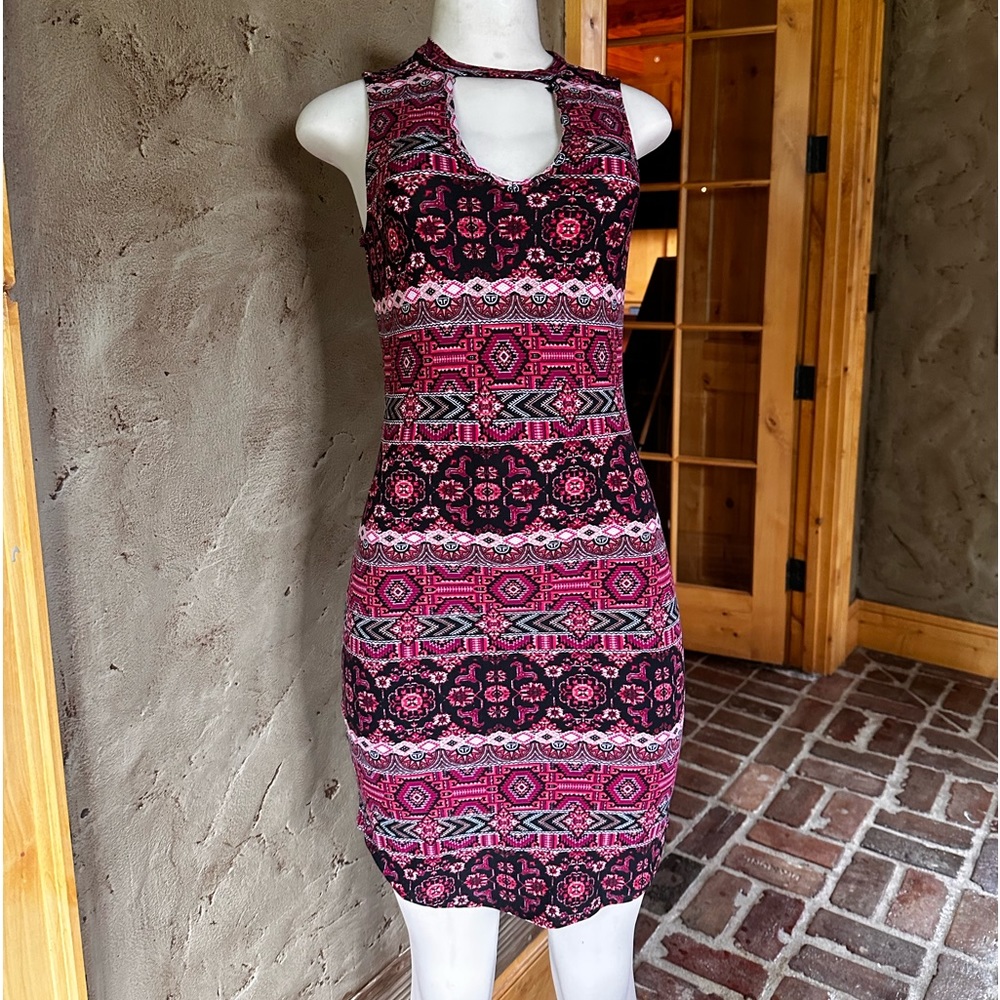 Bohemian type print super soft, sundress, size small